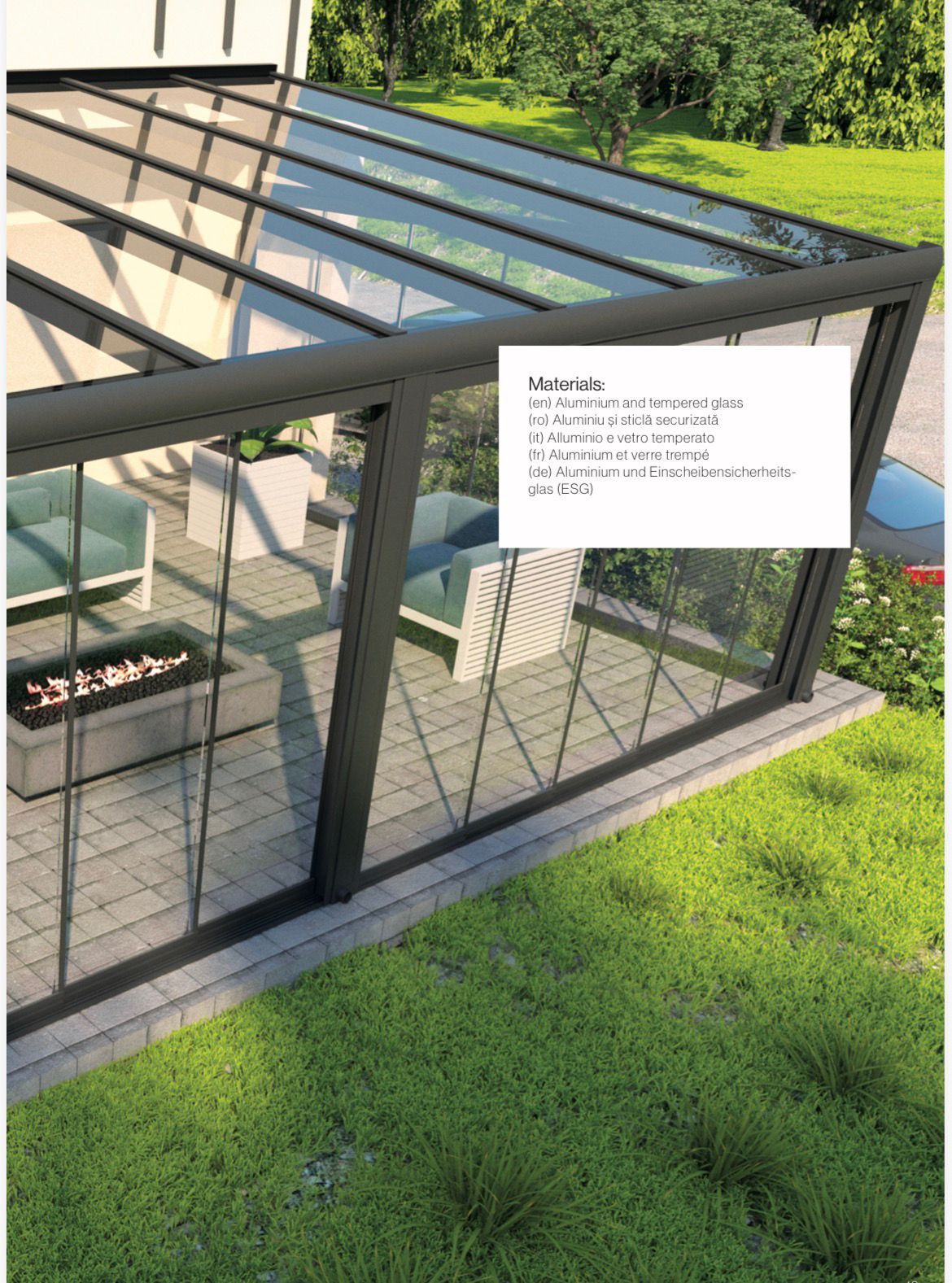 PERGOLE E TERRAZZI IN ALLUMINIO E VETRO